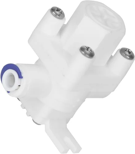 Miniatura 7 de Walfront Válvula reductora de 1/4 pulgada para purificador de agua de ósmosis inversa, regulador de presión blanco, ajuste rápido, plástico