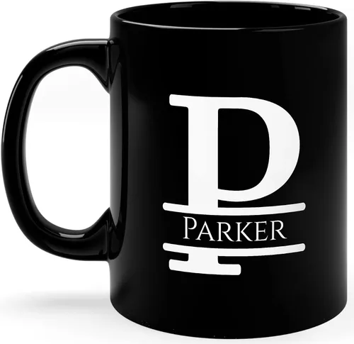 Miniatura 23 de Taza de café personalizada con monograma, letra inicial A personalizada para mujeres, hombres, niñas, niños, papás, mamás amigos, taza de café