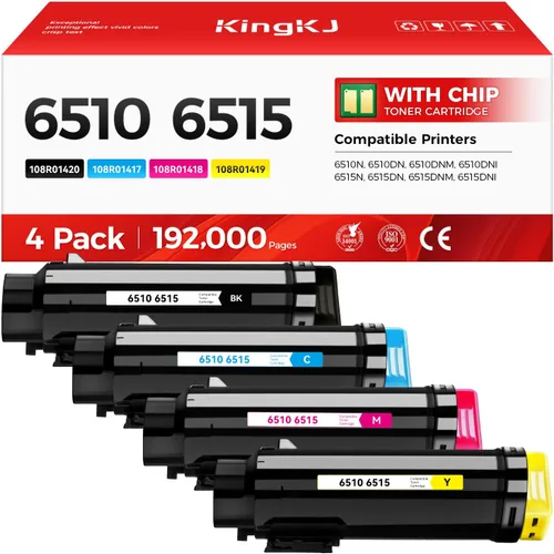 6510 6515 Unidad de tambor (no es tóner) Paquete de 4 piezas de repuesto para Xerox 106R03480 106R03477 106R03478 106R03479 Imágen-tambor Compatible