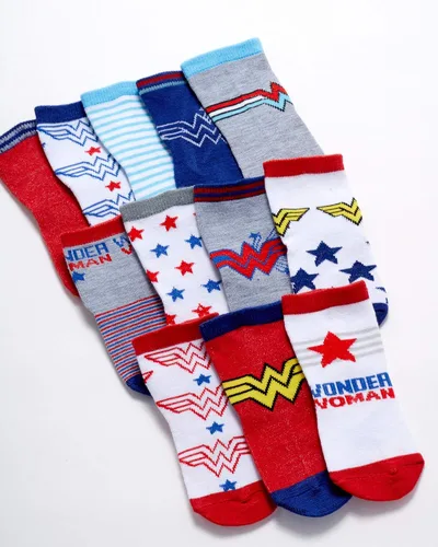 Miniatura 2 de DC Comics Baby Boys and Girls Socks - 12 Pack Batman, Wonder Woman, Superman, Justice League, Super Girl Socks (0-24M)