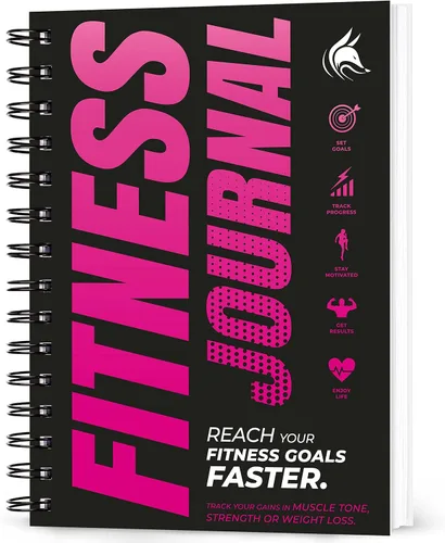 Miniatura 12 de Clever Fox Diario de Fitness Cuaderno de Registro de Entrenamiento - Planificador Diario de Fitness Diario de Entrenamiento para Mujeres y Hombres.