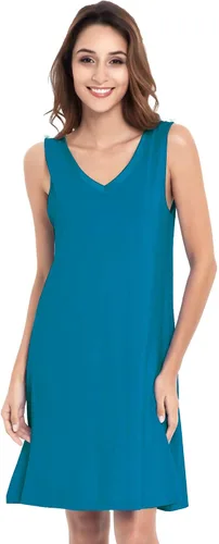 Miniatura 4 de GYS - Camisón de bambú para mujer sin mangas muy suave