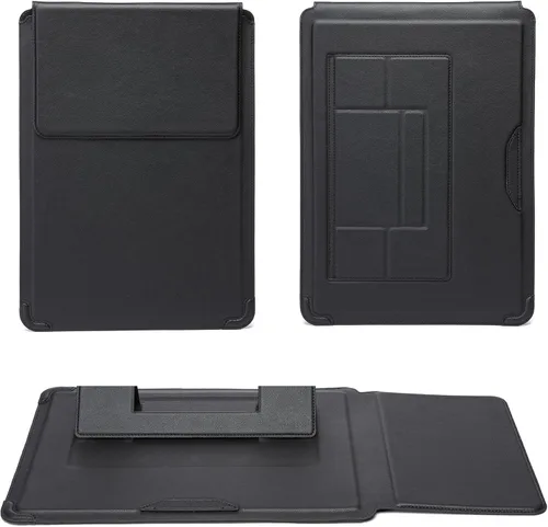 Miniatura 2 de Funda para portátil con soporte y alfombrilla de ratón 15-16 pulgadas Funda para portátil Funda para Chromebook Cubierta protectora de cuero