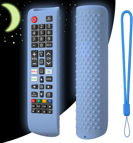 Miniatura 11 de Hi Color Funda de silicona para control remoto Samsung TV BN59-01315J, BN59-01315A, BN59-01199F - Funda protectora suave, duradera, antideslizante
