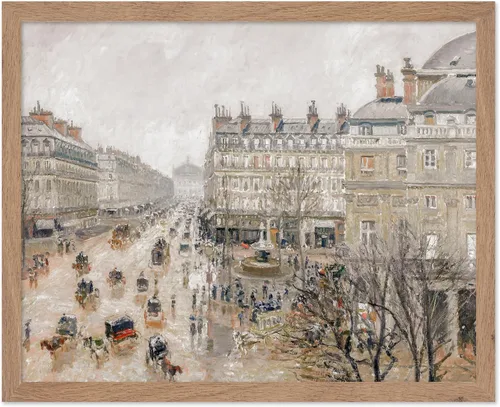 Miniatura 75 de Poster Master Póster vintage The Beginning Of Spring – Impresión retro de invierno – Arte de nieve – Arte de paisaje – Regalo para hombres y mujeres