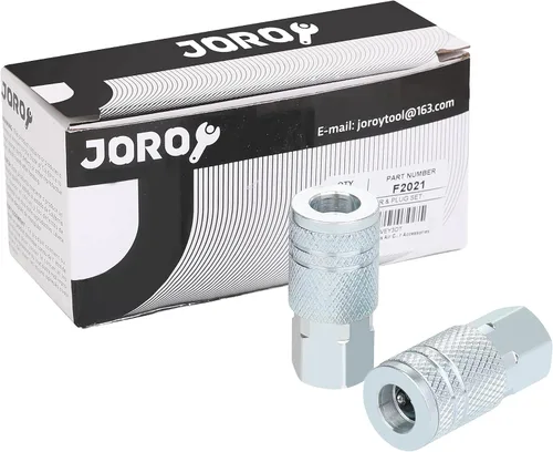 Miniatura 6 de Accesorios de manguera de aire de 1/4, acoplador industrial tipo M, tamaño de flujo de 1/4 pulgada, tamaño de rosca hembra de 1/4 pulgada