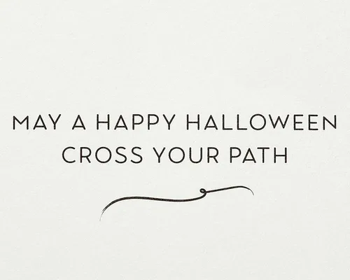 Miniatura 3 de Papyrus Tarjeta de Halloween de gato negro, perfecta para cualquier persona (atraviesa tu camino)