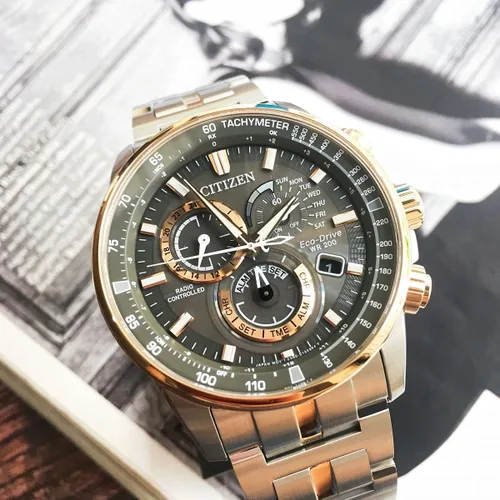 Miniatura 5 de Citizen Herren Cronógrafo Eco-Drive y Promaster Sky con brazalete Edelstahl