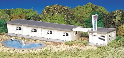 Miniatura 3 de Bachmann Trenes - PLASTICVILLE U.S.A. EDIFICIOS - KITS CLÁSICOS - MOTEL con PISCINA - Escala HO