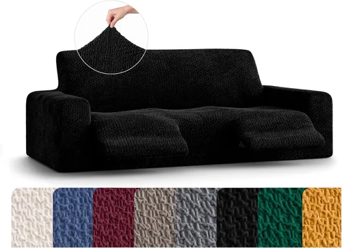 Miniatura 19 de PAULATO BY GA.I.CO. Funda reclinable – Funda de ajuste suave – Protector elástico de muebles reclinables de 1 pieza – Tela de terciopelo lavable a