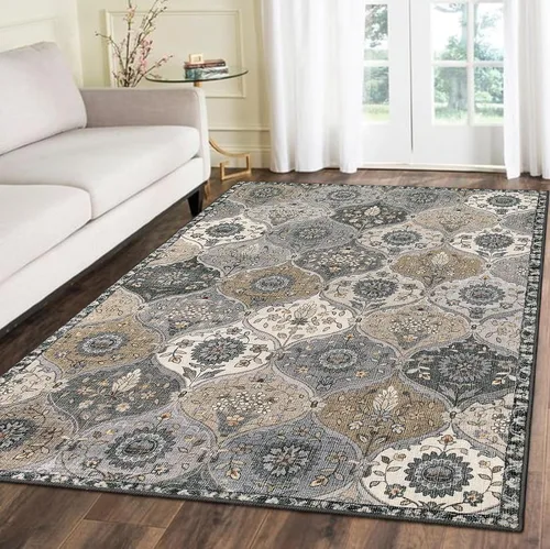 Miniatura 81 de Lahome - Alfombra de marroquí tejida, alfombra para cocina, pasillo, antideslizante, pasillo para entrada, pasillo de lavadero, dormitorio, 274 x