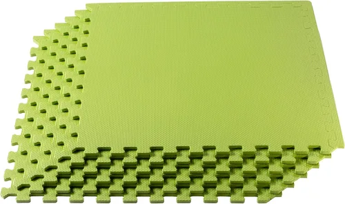 Miniatura 28 de We Sell Mats 3/8" Thick Multipurpose EVA Foam Exercise Floor Mat, Interlocking Tiles, Anti-Fatigue for Home or Gym Azul