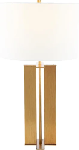 SAFAVIEH Lighting Collection Vanya - Lámpara de mesa de 28 pulgadas (bombilla LED incluida)