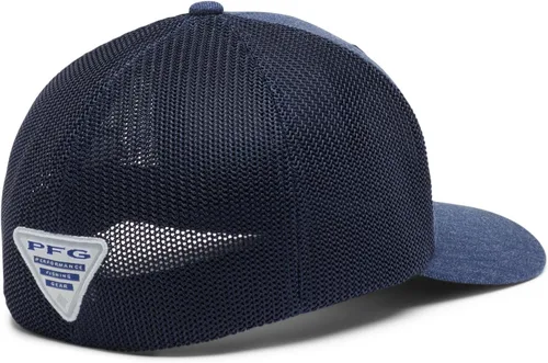 Miniatura 736 de Columbia - Gorra de malla con bandera con árboles unisex para adultos, corona alta