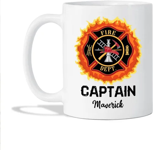 Miniatura 9 de Increíble taza de bombero Taza de café personalizada de bombero Taza de bombero personalizada idea de regalo para bombero Taza de bombero