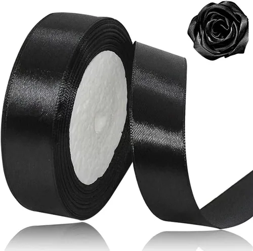 Miniatura 42 de Cinta beige de 1-1/2 pulgadas x 25 yardas, cinta de satén marfil de tela de color sólido para manualidades, coronas, fiesta de boda, Navidad, lazos