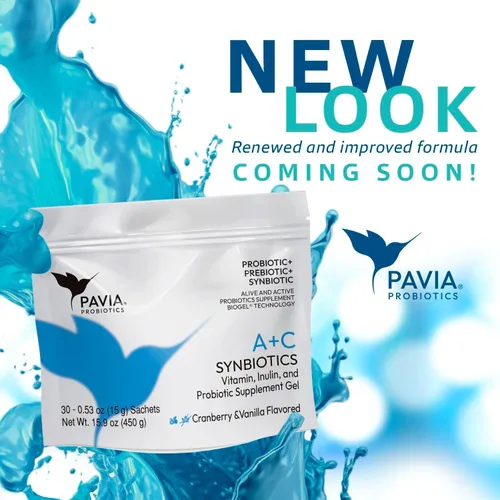 Miniatura 2 de Pavia Bio-Gel de probióticos vivos con colágeno Probióticos y prebióticos con antioxidantes Apoyo digestivo 1 mil millones de cultivos vivos