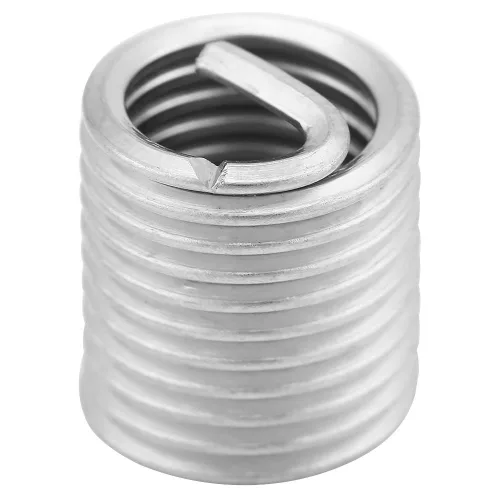 Miniatura 7 de Insertos de hilo de alambre, 100 piezas de acero inoxidable helicoidal de alambre helicoidal insertos de rosca de tornillo M8 x 1.25 x 2D Kit