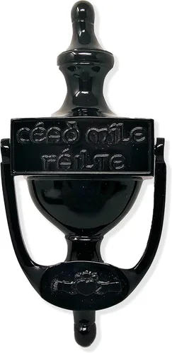 Miniatura 4 de Claddagh - Aldera de latón para puerta delantera, 8 pulgadas, regalo de bienvenida, decoración del hogar de Irlanda (latón antiguo)