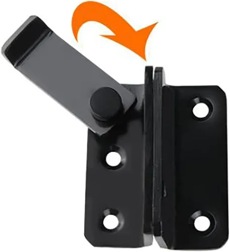 Miniatura 2 de Cerradura de puerta corrediza de granero, pestillos de puerta de acero inoxidable, pestillo de seguridad para gabinete de vino, baño, exterior