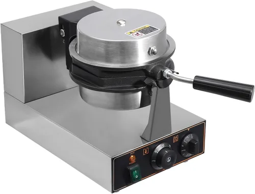 Miniatura 6 de Máquina eléctrica para hacer gofres de 1300 W, máquina eléctrica de doble cabezal para gofres de 122-572 ℉ para uso doméstico y comercial