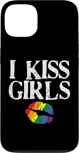 Miniatura 7 de iPhone 11 I Kiss Girls Rainbow Lips Gay Lesbian Pride Flag LGBT estuche de regalo