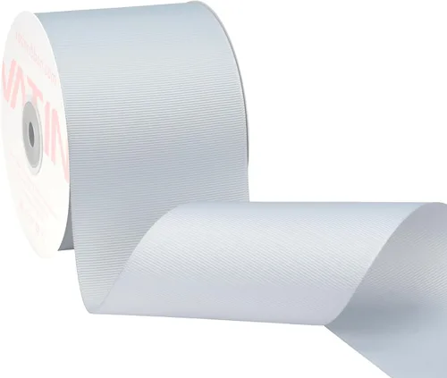 Miniatura 235 de Vatin - Rollo de cinta de grogrén, rollos de 25-50 yardas, perfecto para decoración de bodas, coronas, baby showers, envolturas de paquete de regalo