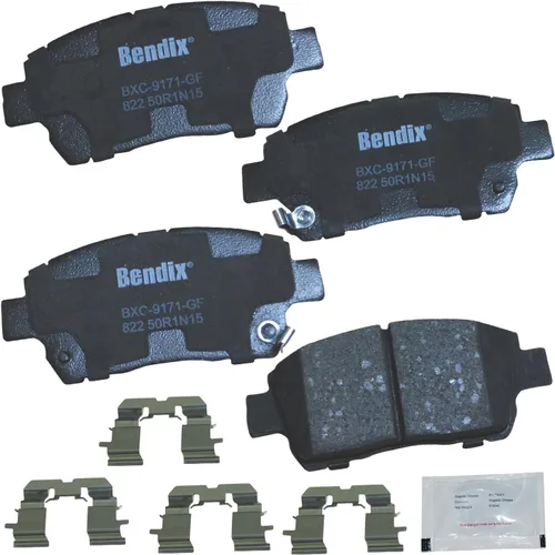 Miniatura 209 de Pastillas de freno delanteras cerámicas Bendix Priority1 CFC2302 para Hyundai Elantra 2021, Sonata 2022-2020, Kia K5 2023-2021