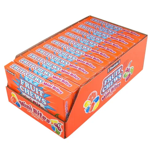 Miniatura 2 de Tootsie Fruit Chews Mini Bites - Caja de teatro de 3.5 onzas, caja de 12