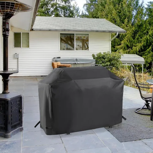 Miniatura 8 de Funda para parrilla Monument Grills Mesa 400M y Mesa 300, 53 pulgadas para 35000, 36000, resistente e impermeable, cubierta de barbacoa al aire libre