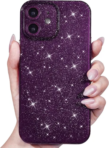 Miniatura 86 de Svanove Funda para iPhone 11 con Purpurina, Brillante Femenina Linda con Brillo Resplandeciente Reluciente Luminosa Funda de Teléfono para Mujeres