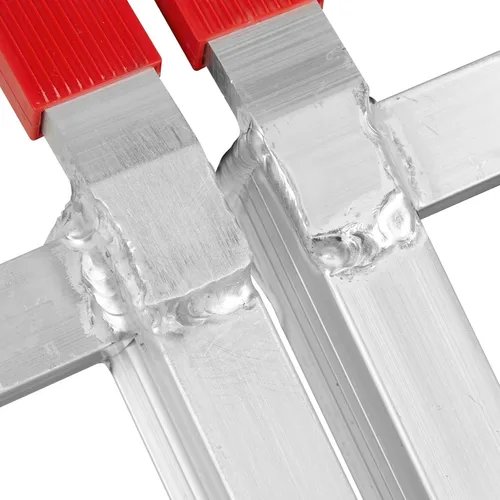 Miniatura 9 de Rampas de carga de aluminio para motos de nieve de 69 pulgadas de largo x 50 pulgadas de ancho, rampa de carga para motos de nieve de capacidad