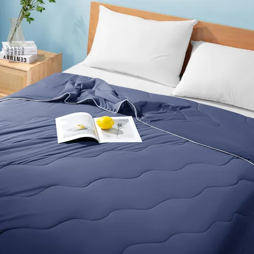 Miniatura 6 de Manta refrescante para personas que duermen con calor y sudores nocturnos, edredón refrescante, ropa de cama de verano transpirable ligera de doble