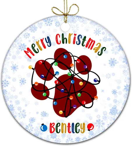 Miniatura 11 de Adorno personalizado para foto de perro, adorno de Navidad personalizado para mascotas 2023, regalos de Navidad personalizados para cachorros