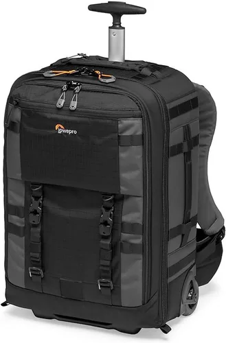Lowepro Pro Trekker RLX 450 AW II, Mochila Convertible para Cámara-Carrito, Mochila para Cámara con Tela Reciclada, Compatible con Laptop o Tableta