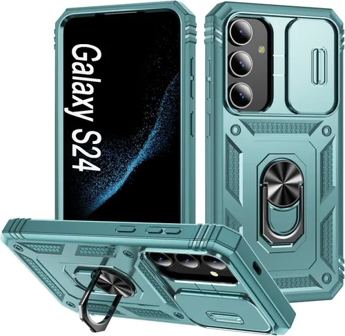 Miniatura 36 de Funda para Galaxy S22 Ultra, a prueba de golpes, resistente a los impactos con lente deslizante Funda protectora para Samsung Galaxy S22 Ultra 4G/5G
