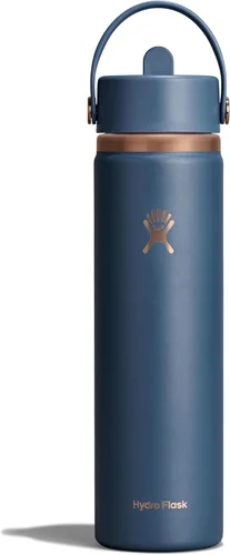 Miniatura 70 de Hydro Flask Botella de agua – Acero inoxidable aislado – Tapa flexible con popote de boca ancha, antiderrames, a prueba de fugas y recargable en 32