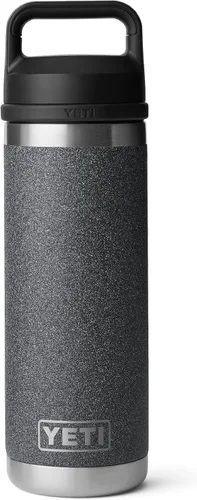 Miniatura 42 de YETI Rambler Botella de 18 oz, aislada al vacío, de acero inoxidable con tapa Chug, negro