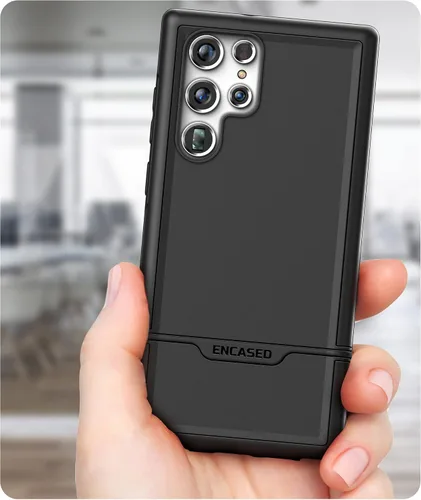 Miniatura 8 de ENCASED Funda protectora para Samsung Galaxy S22 Ultra - Cubierta de teléfono resistente (negro)