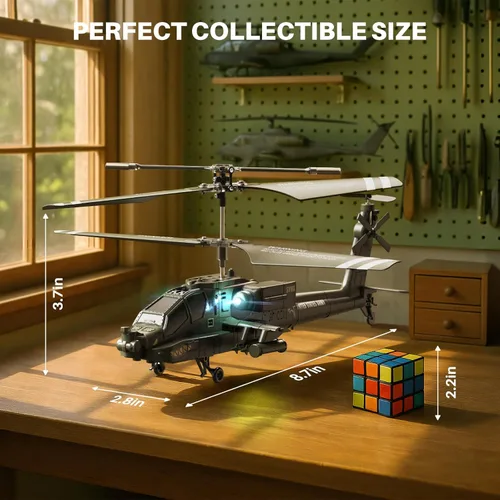 Miniatura 12 de SYMA Helicópteros RC, S51H, helicóptero de control remoto de 2.4 GHz, juguetes militares del ejército para niños y niñas con retención de altitud