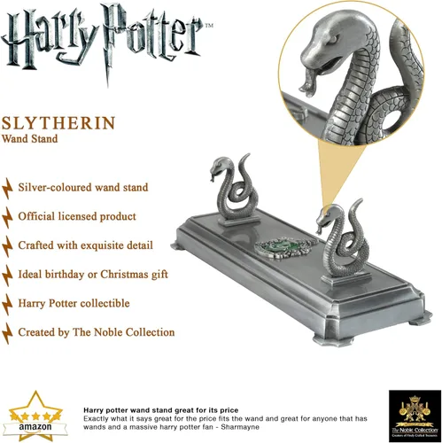 Miniatura 3 de The Noble Collection Harry Potter Slytherin House - Soporte para varita