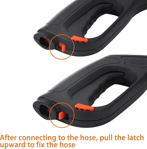Miniatura 5 de FIXFANS Pistola de lavado a presión, compatible con algunas hidrolimpiadoras eléctricas Portland Husky Black Decker, Ford Pulsar Shopforce Taskforce