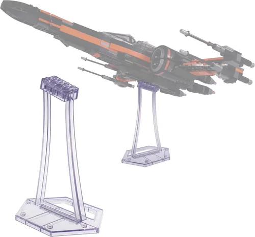 Soporte de exhibición para LEGO 75393 9493 75273 75301 75102 75218 X-wing Starfighter, 75347 TIE Bomber, 75316 Mandalorian Starfighter Kit, pantalla