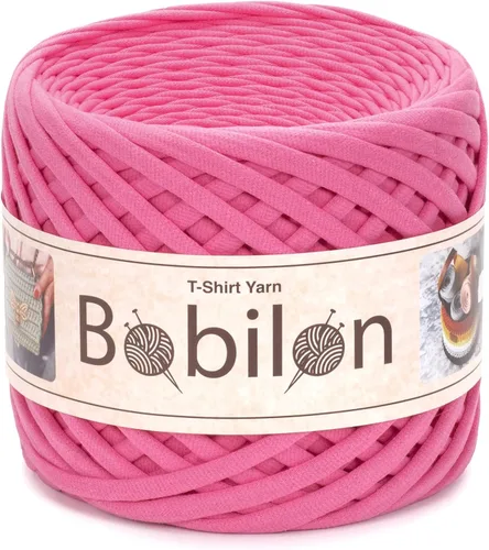 Miniatura 10 de Hilo de Camiseta de Algodón 7-9 mm (0.276-0.354 in) para Ganchillo, Tejido, Macramé, Manualidades DIY – Jersey Soft Ribbon, Fettuccini Zpagetti