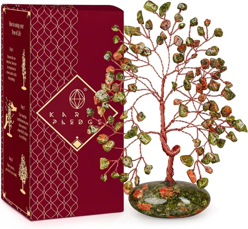 Miniatura 16 de Árbol de la vida hecho a mano de cristal de 7 chakras, regalos únicos de cumpleaños y aniversario para mujeres, madres y amigos Decoración