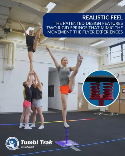 Miniatura 4 de Tumbl Trak Fly Right - Entrenador de equilibrio y flexibilidad para animadores
