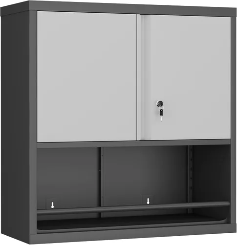 Miniatura 10 de GREATMEET Metal Floating Cabinet, Garage Wall Cabinet for Workshop,RV