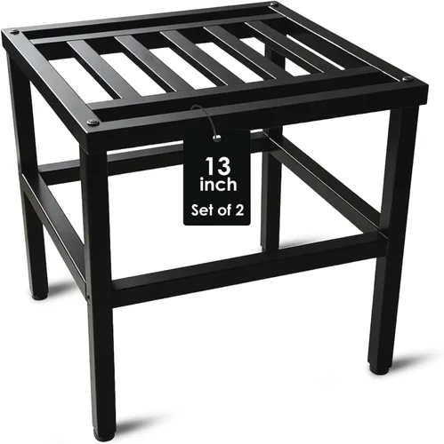 Miniatura 10 de Soporte para plantas para interiores y exteriores, soporte de metal para plantas de 13 pulgadas, soportes de pedestal de hierro forjado resistentes