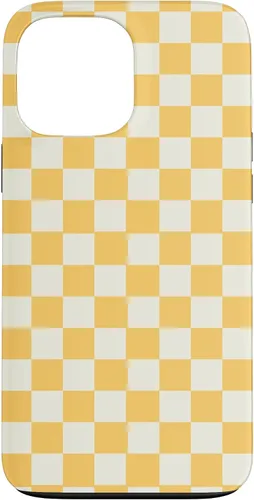 Miniatura 23 de Funda con patrón clásico de cuadros amarillo para iPhone 11