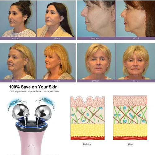 Miniatura 4 de Dispositivo facial de microcorriente, masajeador facial eléctrico, dispositivo facial de microcorriente para cara y cuello, el mejor regalo
